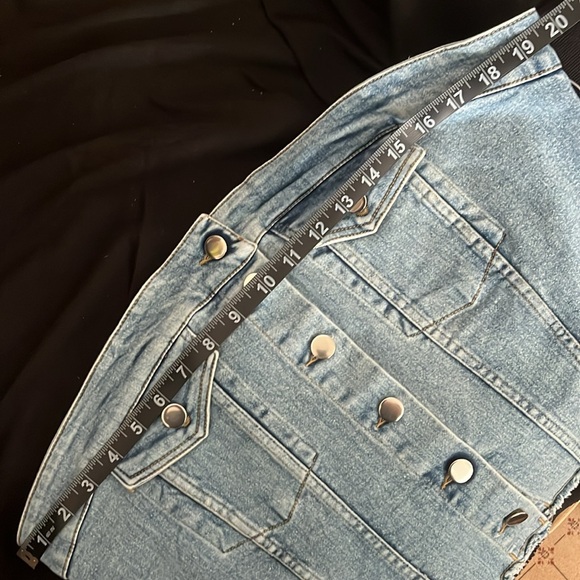 Plus Size Denim Corset - Picture 5 of 5